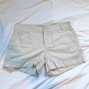Linen & Cotton Express Tan Shorts